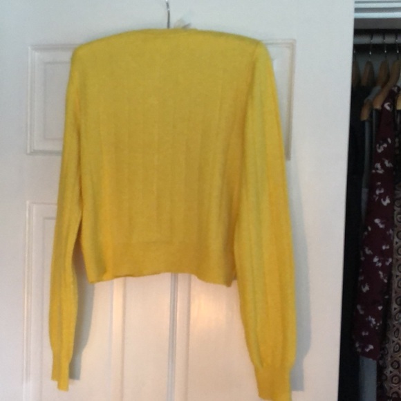 Free People Yellow Cardigan Size S - Picture 2 of 9